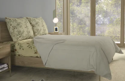 Σετ σεντόνια 4τμχ υπέρδιπλα 240x270-180x200+35 Βαμβακερά 100% εμπριμέ/μονόχρωμα 007443011Χ85Σ70 - Image 5