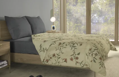 Σετ σεντόνια 4τμχ υπέρδιπλα 240x270-180x200+35 Βαμβακερά 100% εμπριμέ/μονόχρωμα 007443011Σ70Χ83 - Image 5