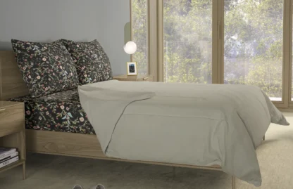 Σετ σεντόνια 4τμχ υπέρδιπλα 240x270-180x200+35 Βαμβακερά 100% εμπριμέ/μονόχρωμα 007443011Χ85Σ67 - Image 3