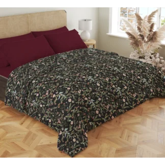 Σετ σεντόνια 4τμχ υπέρδιπλα 240x270-180x200+35 Βαμβακερά 100% εμπριμέ/μονόχρωμα 007443011Σ67Χ84