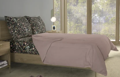 Σετ σεντόνια 4τμχ υπέρδιπλα 240x270-180x200+35 Βαμβακερά 100% εμπριμέ/μονόχρωμα 007443011Χ86Σ67 - Image 3