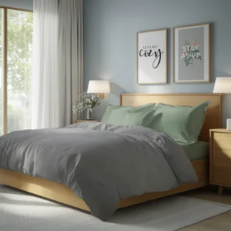 Σετ σεντόνια 4τμχ υπέρδιπλα 240x270-180x200+35 Βαμβακερά 100% μονόχρωμα 007446011Χ82-87